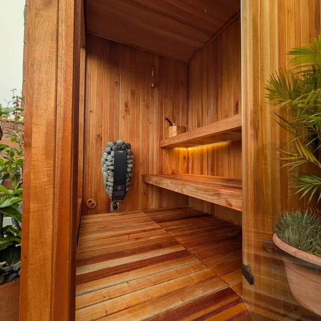 Vista del proyecto Sauna Exterior en Cedro, Medellin