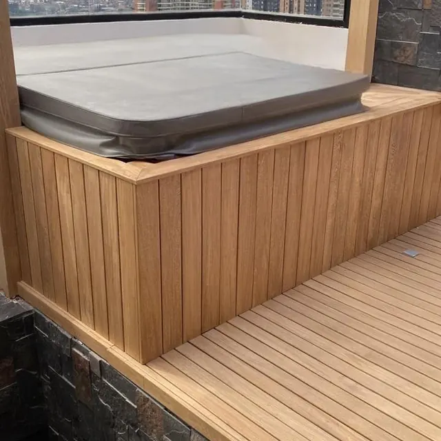 Vista del proyecto Sauna Interior en Cedro, Jacuzzi