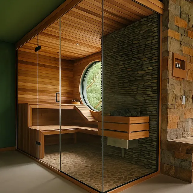 Vista del proyecto Sauna Cabina Interior en Cedro, Santa Elena